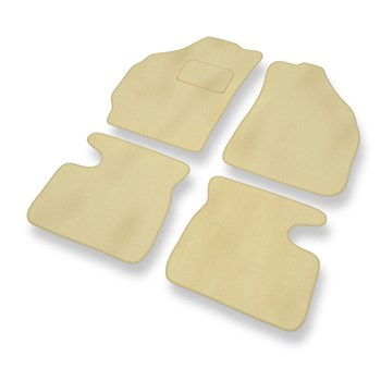 Velour gulvmåtter til Daewoo Matiz Hatchback (1998-2008) - beige