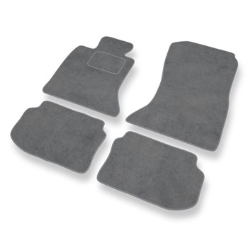 Velour gulvmåtter til BMW 5-serie F10, F11 Limousine, Touring (2010-2013) - grå