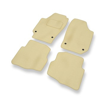 Velour gulvmåtter til Seat Ibiza III Hatchback (2002-2008) - beige