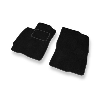 Velour gulvmåtter til Mitsubishi Outlander I SUV (2001-2006) - sort