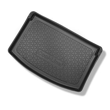 Gulvmåtte til bagagerum Mazda CX-3 SUV (06.2015-12.2021) - til det øverste (også med subwoofer) og lavere (kun uden subwoofer) niveau af bagagerumets bevægelige gulv