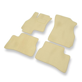 Velour gulvmåtter til Hyundai Accent II Hatchback, Liftback, Sedan (2000-2005) - beige