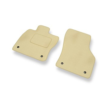 Velour gulvmåtter til Skoda Superb III Stationcar, Liftback (2015-2024) - beige