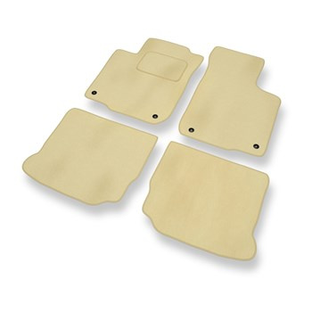 Velour gulvmåtter til Volkswagen New Beetle I Hatchback, Cabriolet (1998-2005) - beige