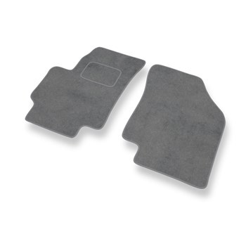 Velour gulvmåtter til Kia Rio II Hatchback, Sedan (2005-2011) - grå