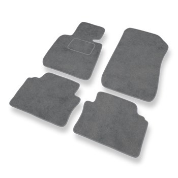 Velour gulvmåtter til BMW 3-serie M3 IV E90 Limousine (2007-2013) - grå
