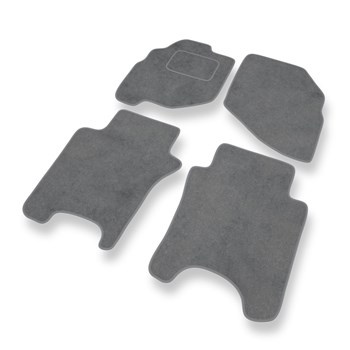 Velour gulvmåtter til Honda Jazz II Hatchback (2002-2008) - grå
