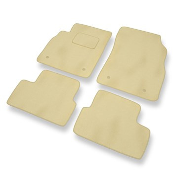 Velour gulvmåtter til Chevrolet Cruze Hatchback, Stationcar, Sedan (2008-2016) - beige