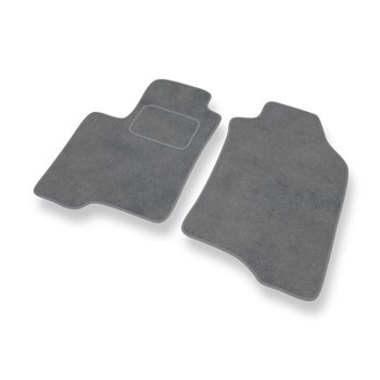 Velour gulvmåtter til Fiat Panda III Hatchback, Varevogn (2012-....) - grå