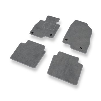 Velour gulvmåtter til Mazda 6 III Stationcar, Sedan (2012-....) - grå