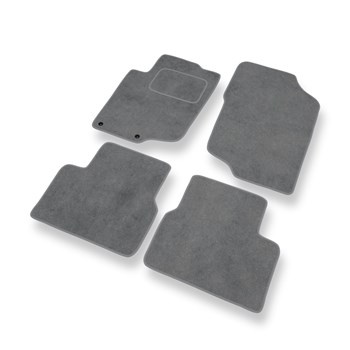 Velour gulvmåtter til Peugeot 207 Hatchback, Cabriolet, SW (2006-2012) - grå