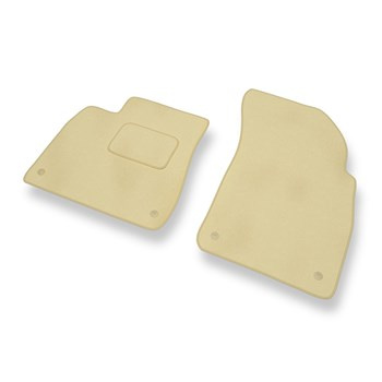 Velour gulvmåtter til Audi Q7 II (2015-....) - beige