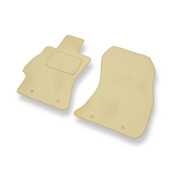 Velour gulvmåtter til Subaru Forester IV SUV (2012-2018) - beige