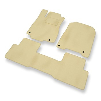 Velour gulvmåtter til Honda CR-V IV SUV (2012-2018) - beige
