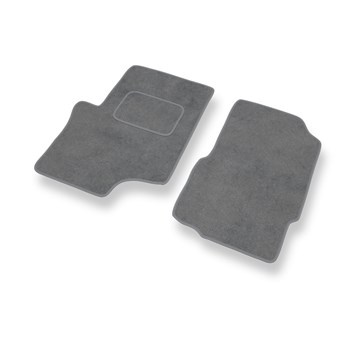 Velour gulvmåtter til Chevrolet TrailBlazer II SUV (2002-2009) - grå