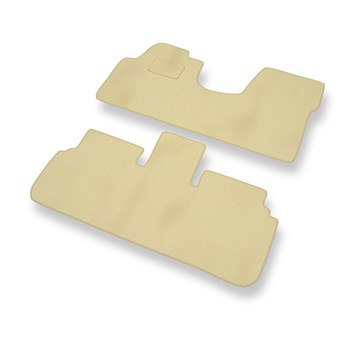Velour gulvmåtter til Peugeot 806 I Minivan (1994-2000) - beige