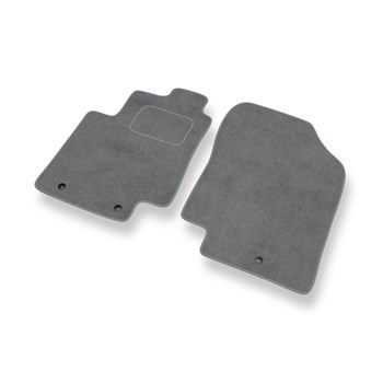 Velour gulvmåtter til Kia Rio III Hatchback, Sedan (2011-2016) - grå