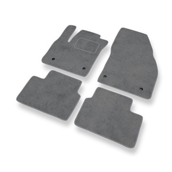 Velour gulvmåtter til Opel Meriva B Minivan (2010-2017) - grå