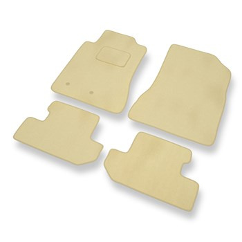 Velour gulvmåtter til Ford Mustang VI Coupé, Cabriolet (2014-2023) - beige
