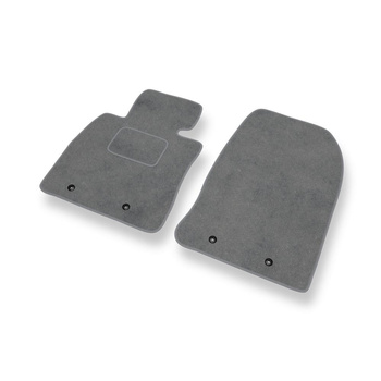Velour gulvmåtter til Mazda 2 III Hatchback, Sedan (2014-2023) - grå