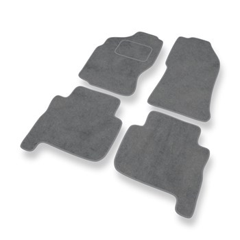 Velour gulvmåtter til Nissan Terrano I SUV (1993-2000) 5 døre - grå