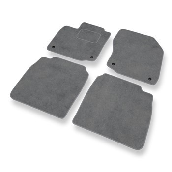 Velour gulvmåtter til Honda Civic IX Coupé, Hatchback, Sedan, Tourer (2012-2017) 3 døre, 5 døre - grå