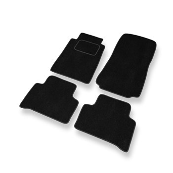 Velour gulvmåtter til Mercedes-Benz C-Klasse W202 Stationcar, Limousine (1993-2000) - sort