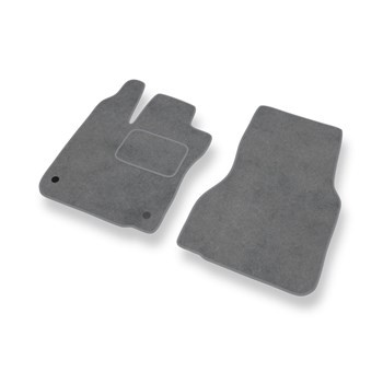 Velour gulvmåtter til Smart Forfour II Hatchback (2014-2023) - grå