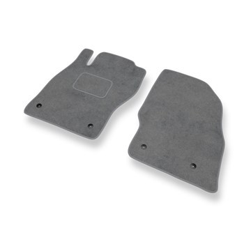 Velour gulvmåtter til Opel Adam Hatchback (2013-2019) - grå