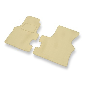 Velour gulvmåtter til Volkswagen Transporter T4 Varevogn (1990-2003) med manuel gearkasse - beige