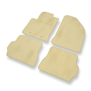 Velour gulvmåtter til Ford Fusion I FL Minivan (2006-2013) - beige