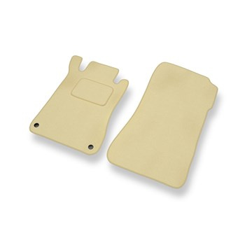 Velour gulvmåtter til Mercedes-Benz C-Klasse W203 Stationcar, Limousine (2000-2007) - beige