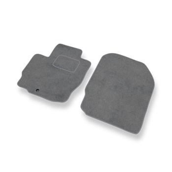 Velour gulvmåtter til Mitsubishi Colt VII Hatchback (2008-2012) - grå