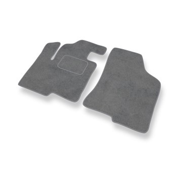 Velour gulvmåtter til Hyundai Santa Fe II SUV (2006-2012) - grå