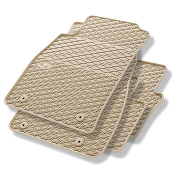 Gummigulvmåtter til biler Opel Insignia I Liftback, Sedan, Sports Tourer (2008-2017) - beige - 4 stk.