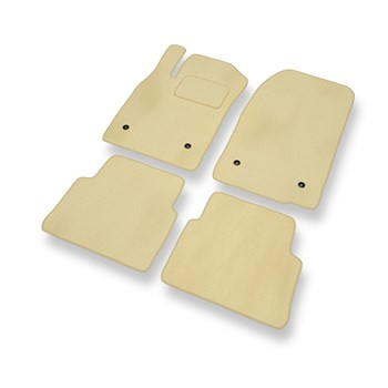 Velour gulvmåtter til Opel Vectra C Caravan, Hatchback, Sedan (2002-2008) - beige