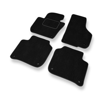 Velour gulvmåtter til Skoda Superb II Stationcar, Liftback (2008-2015) - sort