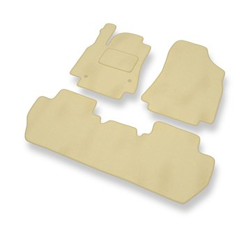 Velour gulvmåtter til Citroen Berlingo II Varevogn (2008-2018) - beige