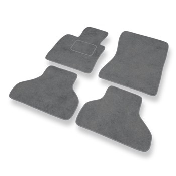 Velour gulvmåtter til BMW X5 II E70 SAV (2007-2013) - grå