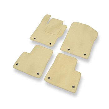 Velour gulvmåtter til Mercedes-Benz M-Klasse W166 SUV (2011-2015) - beige