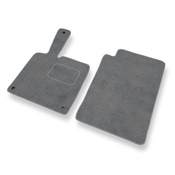 Velour gulvmåtter til Smart ForTwo II Hatchback, Cabriolet (2007-2013) - grå