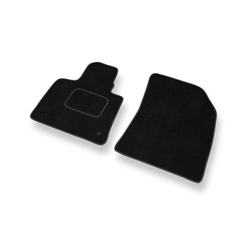 Velour gulvmåtter til Citroen C4 Picasso II Minivan (2013-2019) - sort