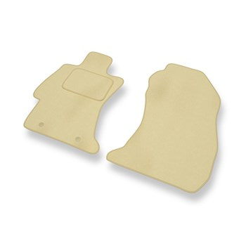 Velour gulvmåtter til Subaru XV SUV (2012-2017) - beige