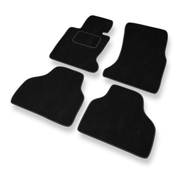 Velour gulvmåtter til BMW 7-serie IV E65/E66 Limousine (2001-2008) - sort