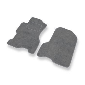 Velour gulvmåtter til Honda Civic VII Coupé, Hatchback, Sedan (2001-2005) 5 døre - grå