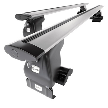 Tagbagagebærer til bil Volkswagen Golf mk V Hatchback (2004-2007) - sølv bagagebærer til taget - lastholder - tagholder - uden monteringselementer - Aluminium