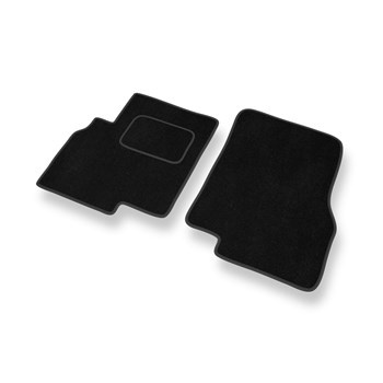 Velour gulvmåtter til Mitsubishi Grandis Minivan (2003-2011) - sort