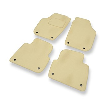 Velour gulvmåtter til Skoda Roomster I Varevogn (2006-2015) - beige