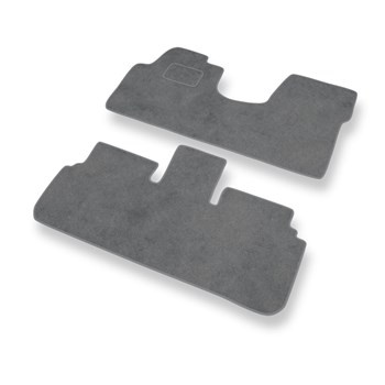 Velour gulvmåtter til Peugeot 806 I Minivan (1994-2000) - grå