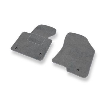 Velour gulvmåtter til Kia Carens IV Minivan (2013-2019) - grå